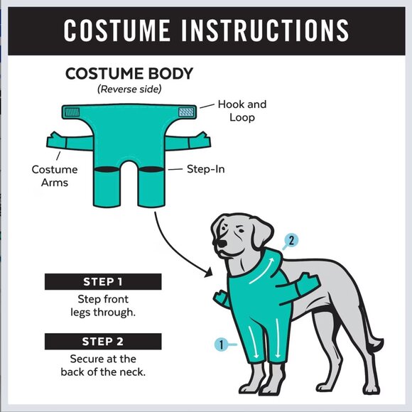 Frisco Front Walking French Artist Dog & Cat Costume, X-Large - Picture 10 of 10